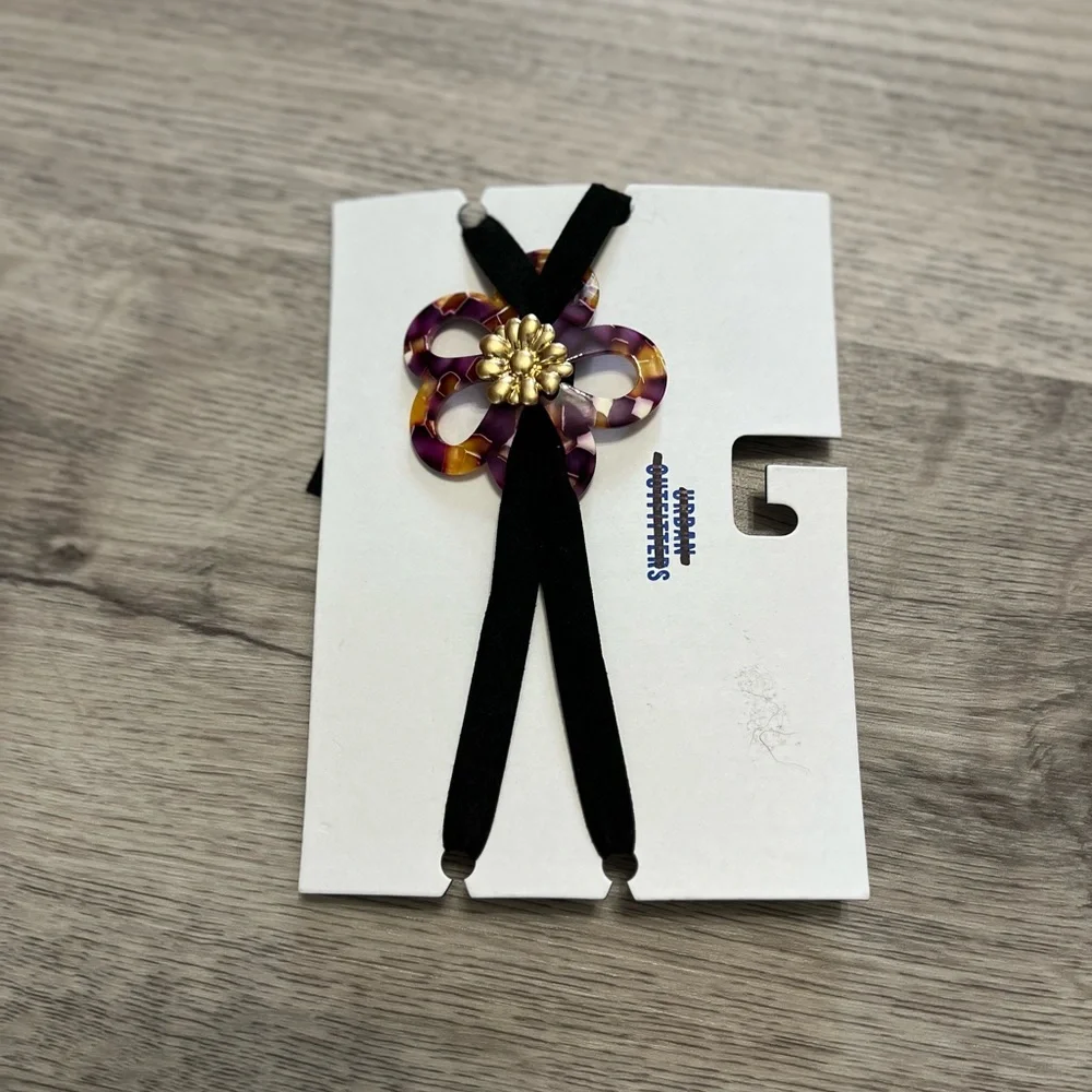 Urban Outfitters Betty Floral Corded Necklace